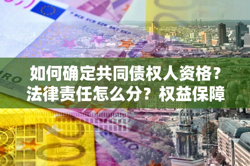 武汉如何确定共同债权人资格？法律责任怎么分？权益保障技巧揭秘！