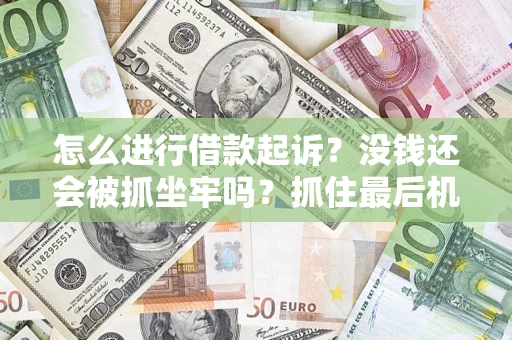 武汉怎么进行借款起诉？没钱还会被抓坐牢吗？抓住最后机会！
