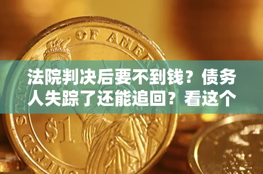 武汉法院判决后要不到钱？债务人失踪了还能追回？看这个方法！