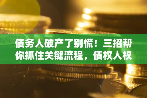 武汉债务人破产了别慌！三招帮你抓住关键流程，债权人权益不再缩水