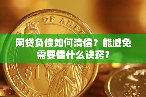 武汉网贷负债如何清偿？能减免需要懂什么诀窍？