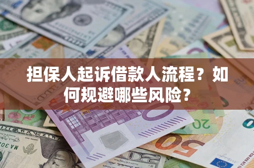 武汉担保人起诉借款人流程？如何规避哪些风险？