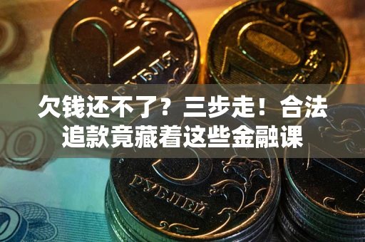 武汉欠钱还不了？三步走！合法追款竟藏着这些金融课