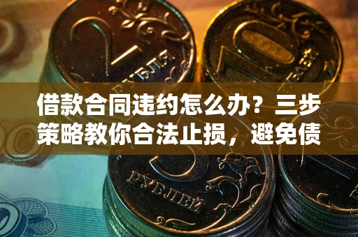 武汉借款合同违约怎么办？三步策略教你合法止损，避免债务危机升级