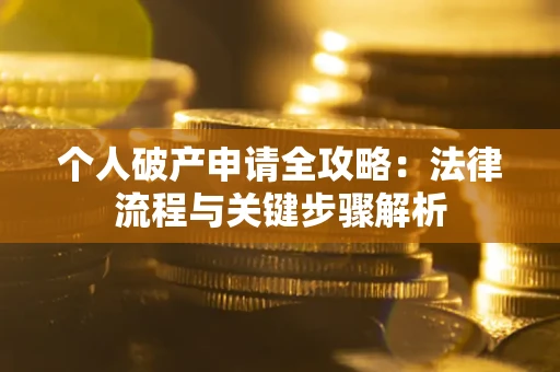 武汉个人破产申请全攻略：法律流程与关键步骤解析