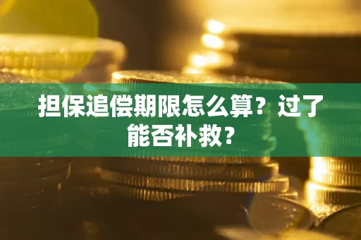 武汉担保追偿期限怎么算？过了能否补救？